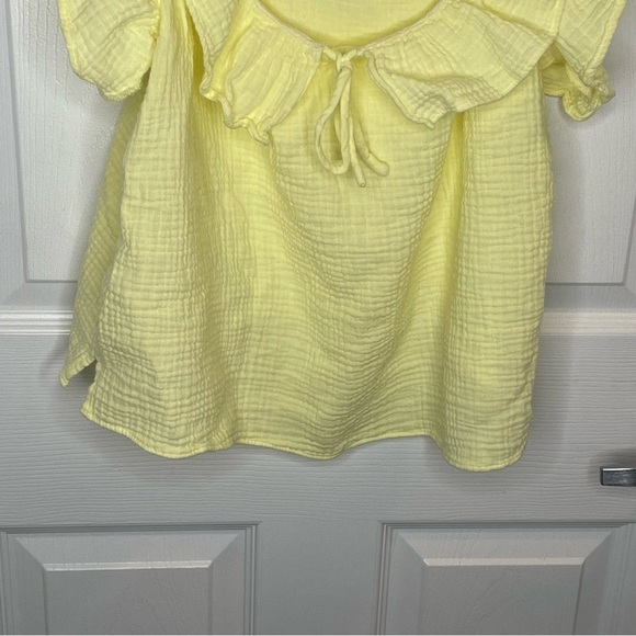 J. Crew Ruffle Soft Gauze Camisole in Crisp Aloe L - Picture 5 of 8